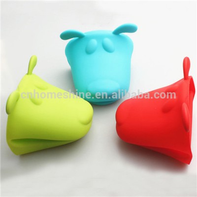 Food Grade Dog Shape Funny Silicon Kichen Oven Mitt