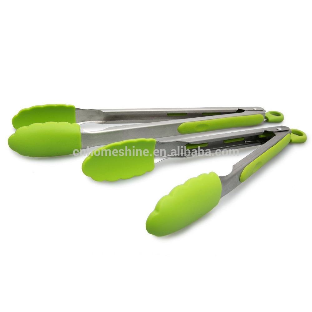 Premium Cooking Service Food Clip Silicon BBQ Tongs for Kitchen